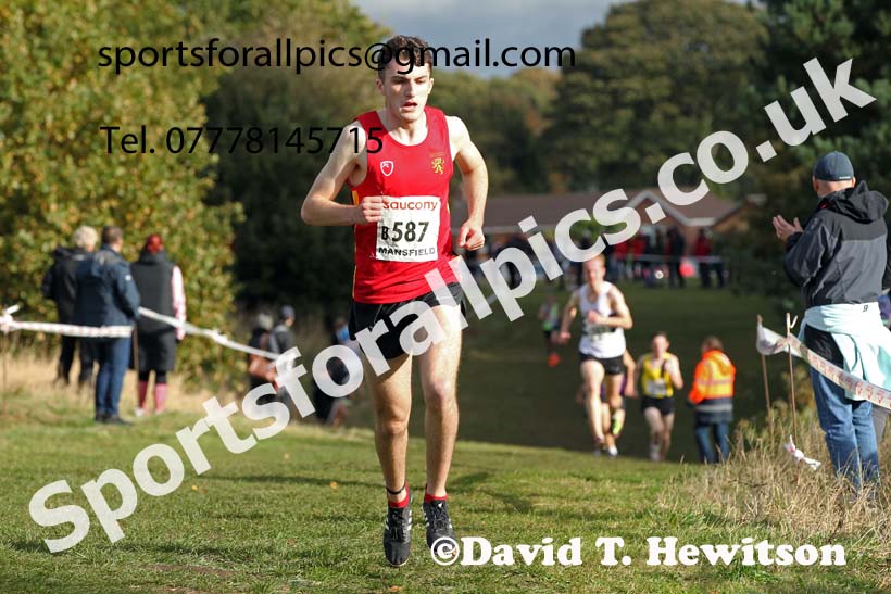 Junior mens 2021 National Cross Country Relays, Berry Hill Park, Mansfield. Photo: David T. Hewitson/Sports for All Pics